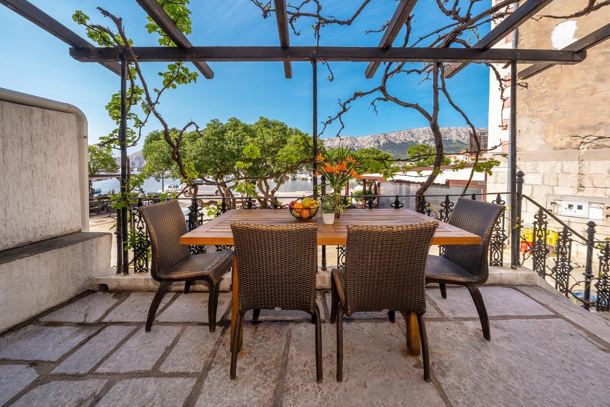Apartments Ivo With Sea View Baška Exterior foto